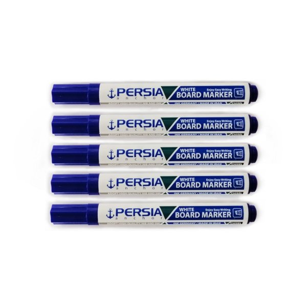 سته 5 عددی ماژیک وایت بورد آبی پرشیا نوک تخت