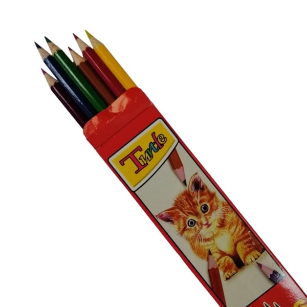 مداد رنگی ۶ رنگ